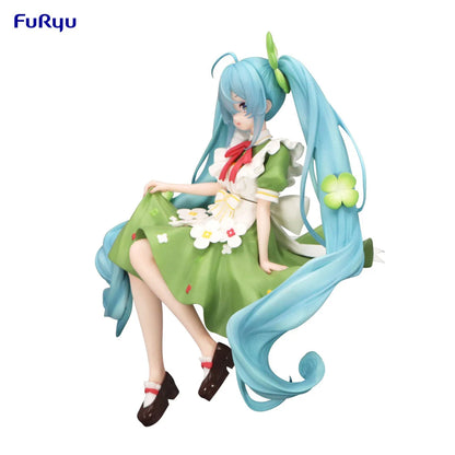 Bandai Hatsune Miku Flower Fairy Four-Leaf Clover 15CM PVC Model