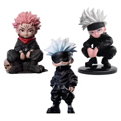 Jujutsu Kaisen Anime Figure 3 Style Satoru Gojo Action Figure Lord of the Curse Sukuna Figurine Collection Model Doll Toys Gifts