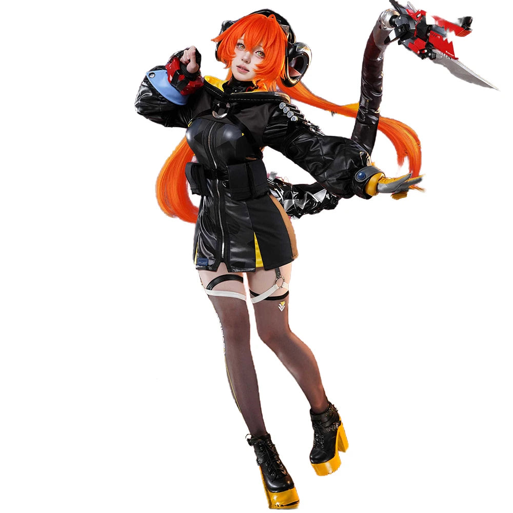 Orphie Cosplay Costume Game Zenless Zone Zero【S-2XL】DokiDoki-R Women Costume ZZZ Orphie Cosplay Suit Tail Halloween Plus Size