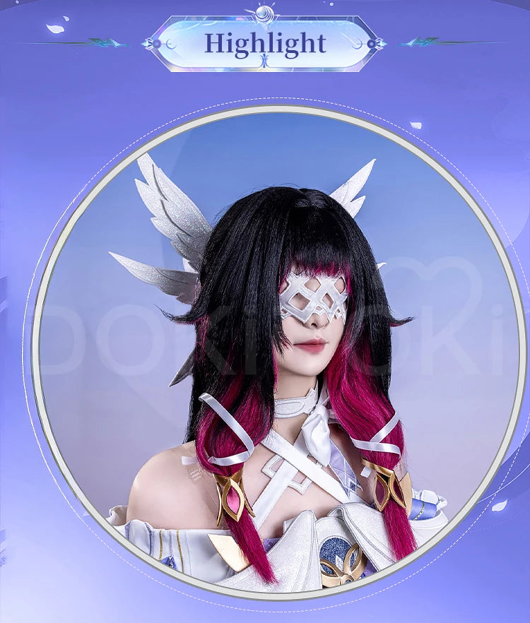 Columbina Cosplay Costume Genshin Impact【S-2XL】DokiDoki-R Nod-Krai Women Dress Columbina Hypersalenia Plus Size