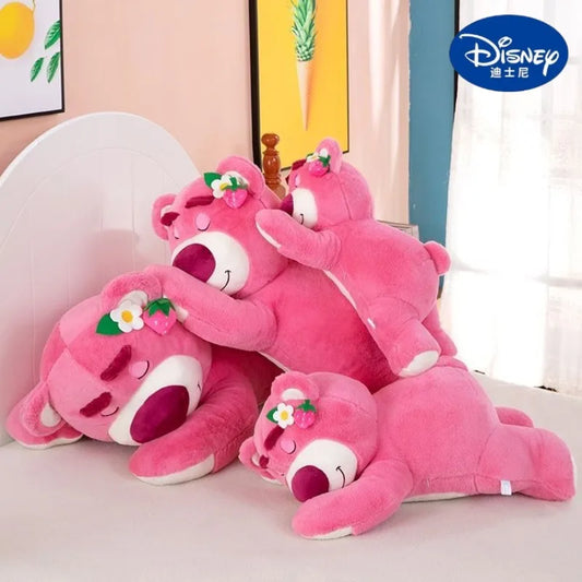 40/70/100cm Super Big Size Lotso Disney Anime Plush Stuffed Doll Room Decoration Kawaii Peluche Children's Pillow Holiday Gift