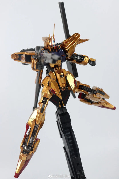 SHENMA Model Hyaku Shiki Kai MG 1/100 Golden Fighter Full Armor FA Assembly Model Kit Action Figures Plastic Model Kits Toy Gift