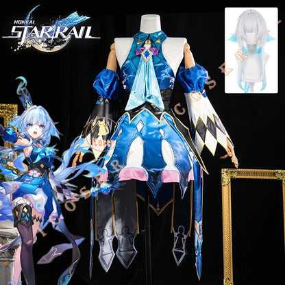 Honkai Star Rail Cerydra Cosplay Costume Wig Dress Uniform Outfit Carnival Props Halloween Party Women Girls Festival Role Play