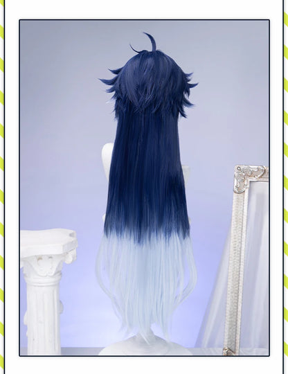 IN STOCK Ineffa Nefer Jahoda Flins Wig Game Genshin Impact DokiDoki Men Gradient Deying Hair Flins Cosplay Free Cap Halloween