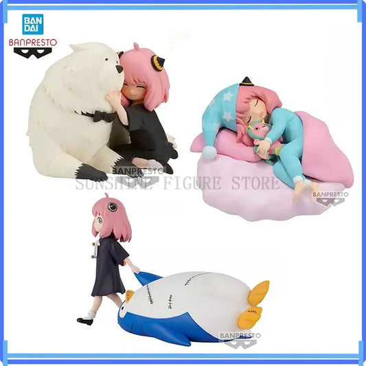 Original In Stock Banpresto Break Time Collection Spyfamily Anya Forger Anime Model Figures Boxed Toys Kids Gifts Genuine