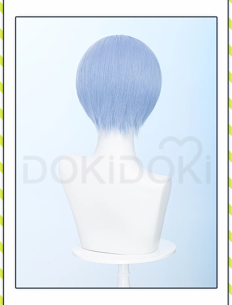 IN STOCK Himmel Stark Heiter Wig Anime Frieren: Beyond Journey's End Cosplay DokiDoki Men Wreath Blue Short Hair Heat Resistant
