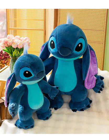 50/70/90cm Super Big Size Stitch Disney Anime Plush Stuffed Doll Angel Decoration Plushies Children Pillow Ornament Holiday Gift