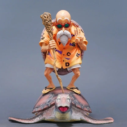 26cm Anime Dragon Ball Master Roshi PVC Action Figure Kame Sennin Statue Model Toy Gift - With Box