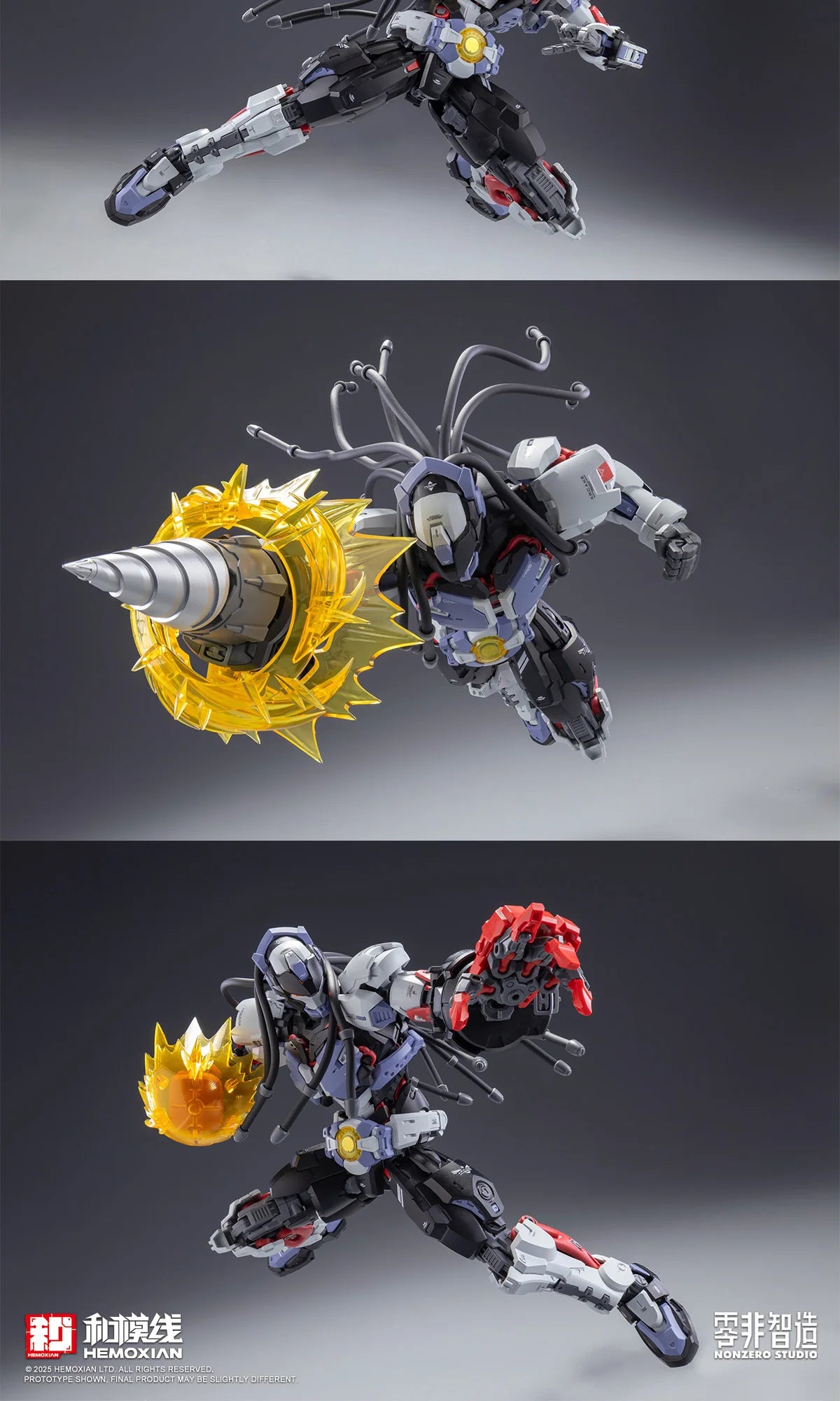 HEMOXIAN OVER ZERO 1/10 Vol.3 Boxer BAKI Assembly Model Kit Robot Action Figure PVC Toy Halloween Gift
