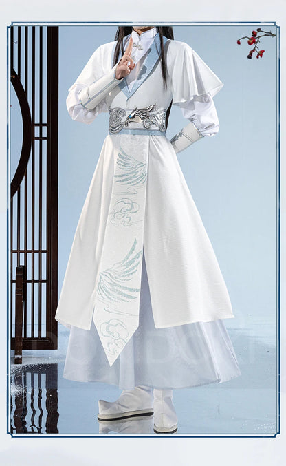 【Official】IN STOCK Lan Wangji Wei Wuxian Doujin Cosplay Costume Anime Dao Mo To Shi DokiDoki-SR Men Winter Halloween Costume