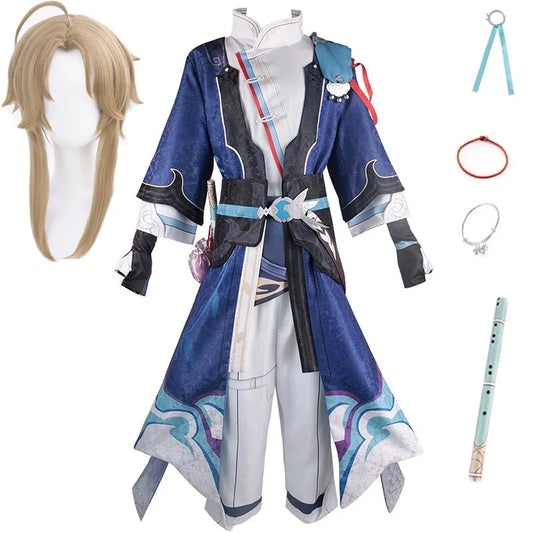 HOMCHEE TRENDS Yanqing Cosplay Costume Big Size Cotton Polyester