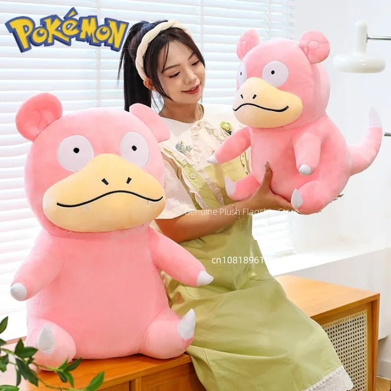 30/50/70cm Big Size Pokemon Slow Poke Anime Plush Stuffed Doll Room Decoration Plushies Kawaii Pillow Ornaments Children's Gifts
