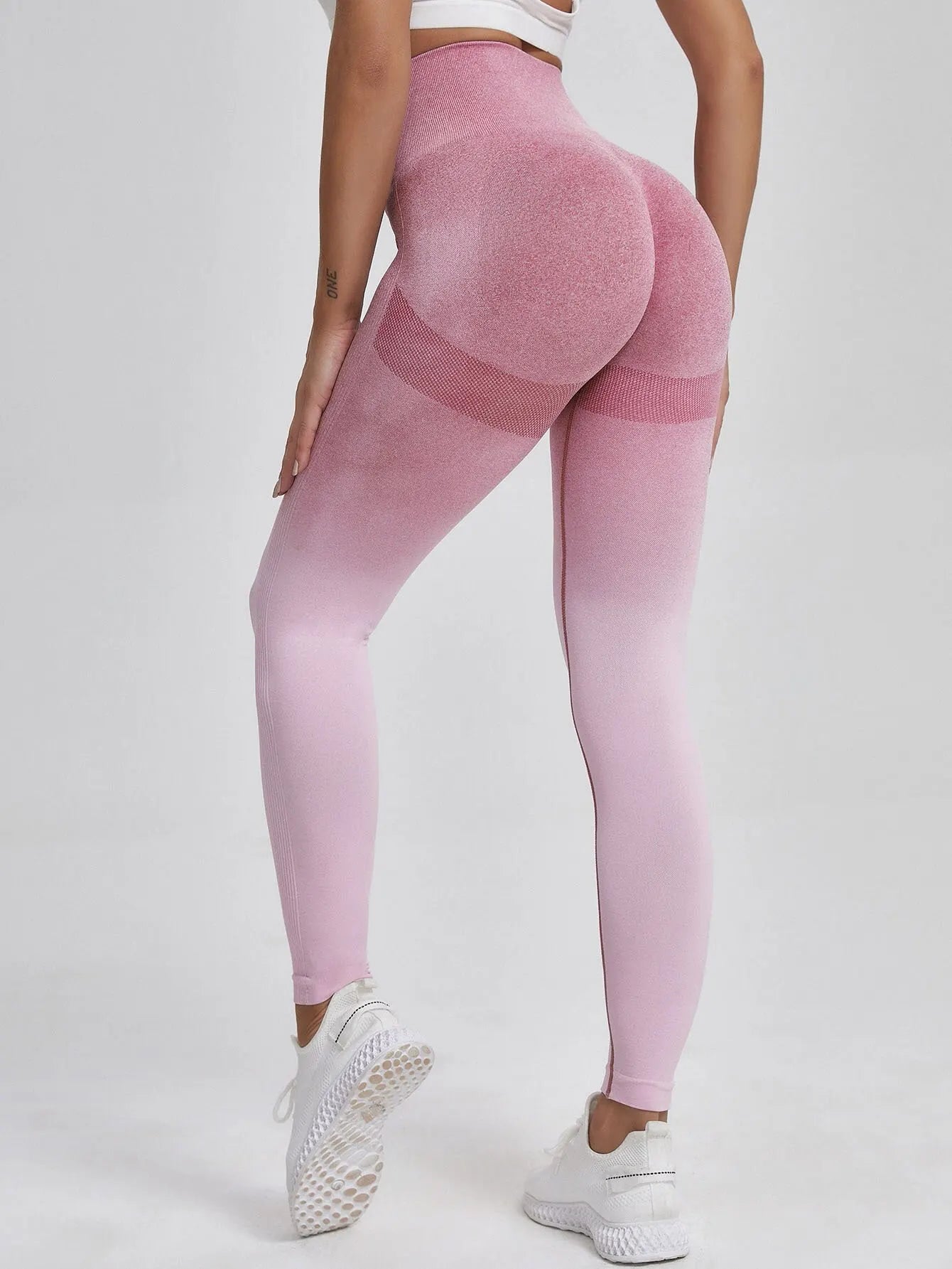 The Codex Gradient Color Energy Leggings for Women – Workout Jogging Running Yoga Gym Tights Stretch Sportswear