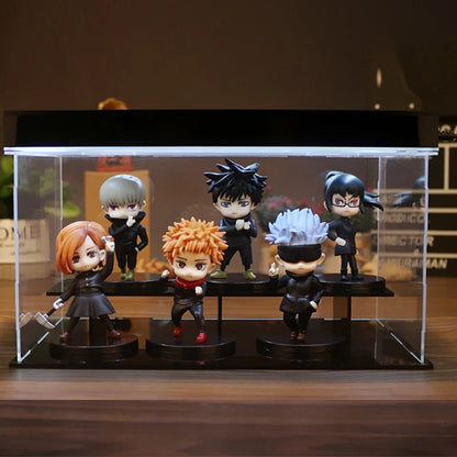 6Pcs/set Jujutsu Kaisen Anime Figure Gojo Satoru Yuji Itadori Figure Doll Toy Action Figure Yuji Itadori Fushiguro  Model Toys