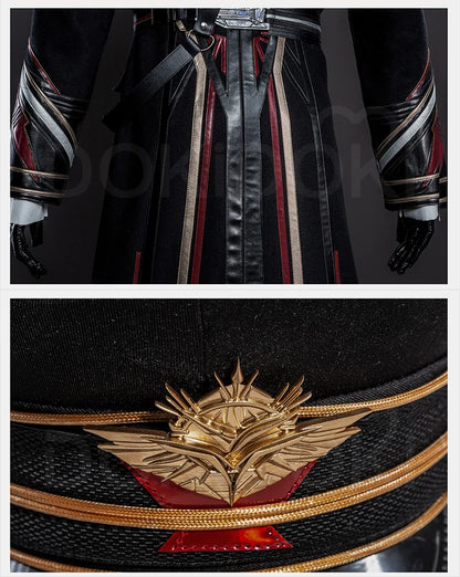 Caleb MC Cosplay Costume Game Love and Deepspace【XS-2XL】DokiDoki-R Men Women Pilot Uniform Xia Yizhou Hat Plus Size