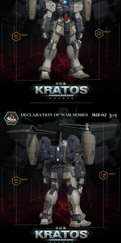 Bandai Fire General Kratos Mecha Model 1/100 ABS