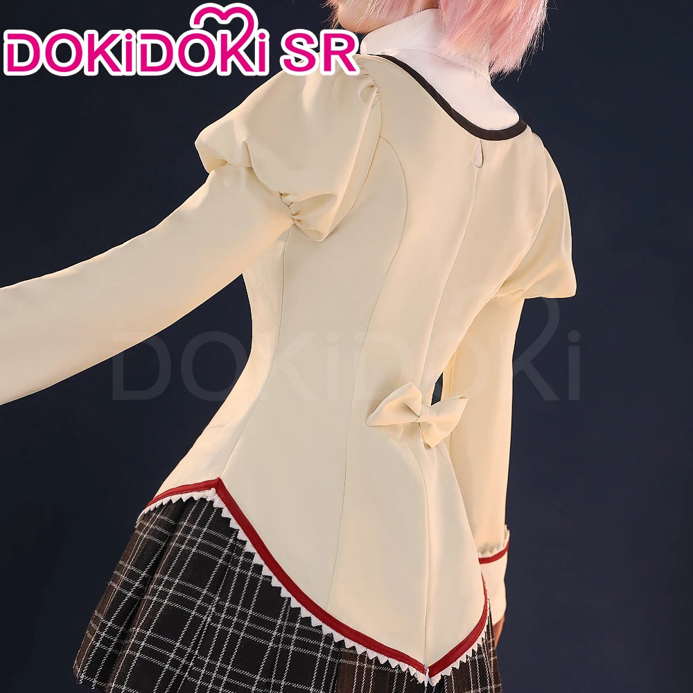 IN STOCK Madoka Akemi Tomoe Mami Cosplay Anime DokiDoki-SR Women Cute Costume Uniform