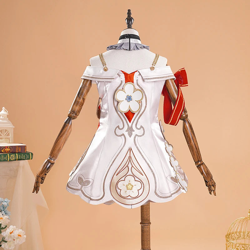 Honkai Star Rail Tribbie Cosplay Costume Wig Dress Uniform Headwear Wings Game Props Halloween Party for Women Girls Carnival