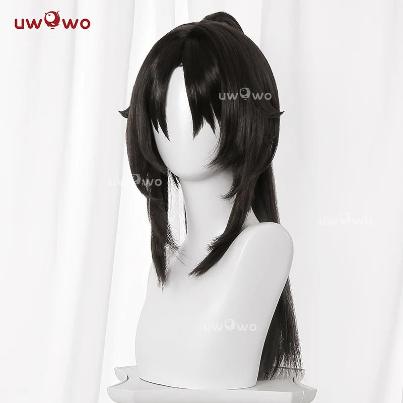 UWOWO Nekomiya Mana Wig Game Zenless Zone Zero Cosplay/ZZZ Cosplay Nekomiya Mana  Cosplay Wig Long Hair Black Hair