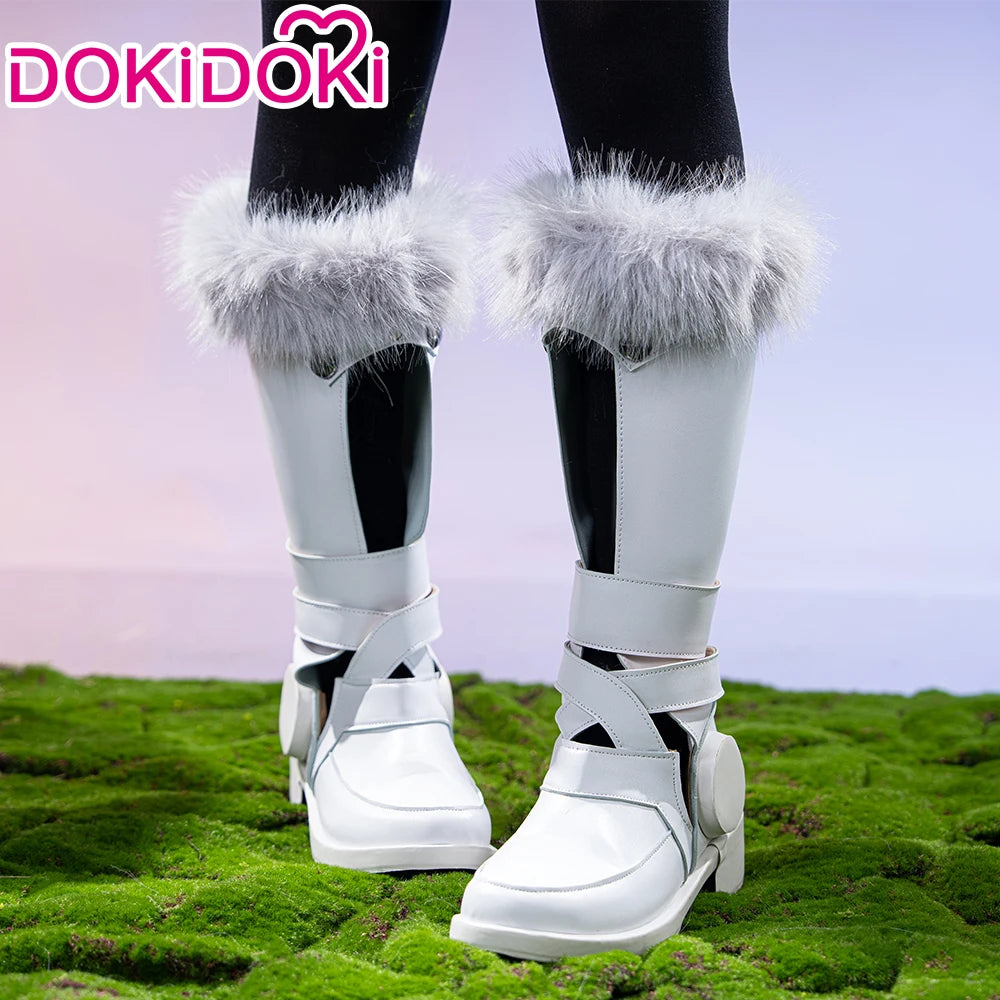 IN STOCK Mejiro McQueen Toukai Teiou Daiwa Scarlet Oguri Cap Gold Ship Cosplay Shoes DokiDoki Women Long Boots Cosplay Shoes