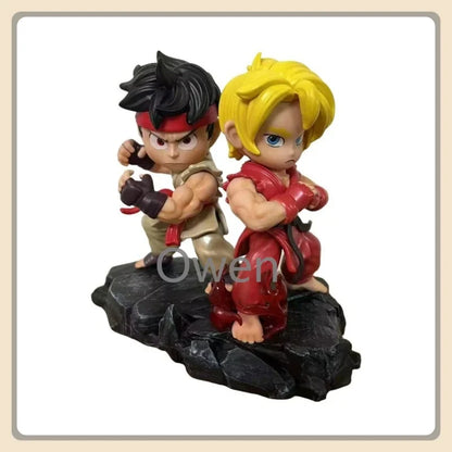 15cm Anime Game Street Fighter Ryu Figurine Ken Masters Action Figure PVC Statue Collection Model Birthday Decoration Toys Gifts