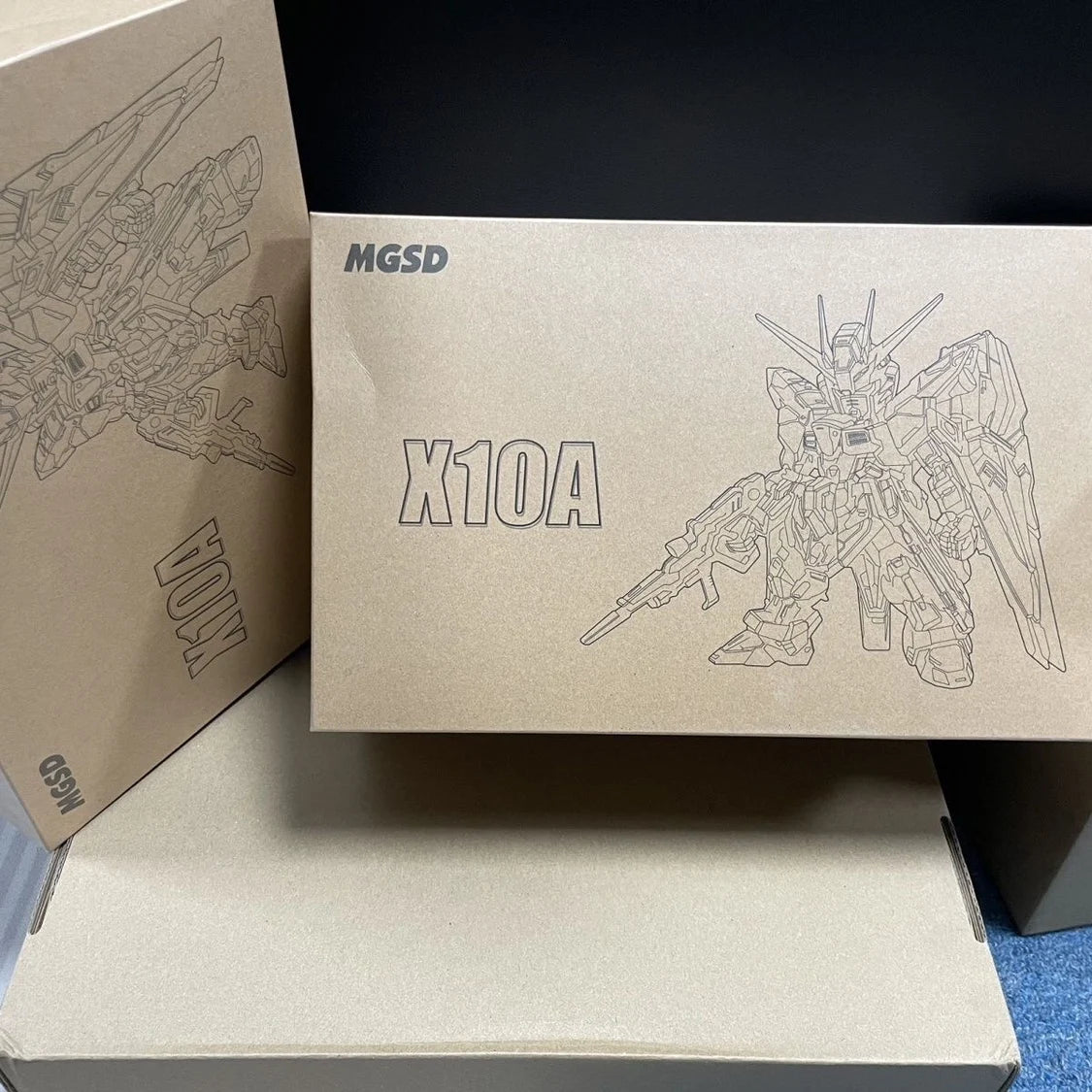 In Stock GAOGAO Strike Freedom Mgsd Assembly Model Kit Toy Ice Blue Color Transparent Version Action Figures Robot Model Mecha