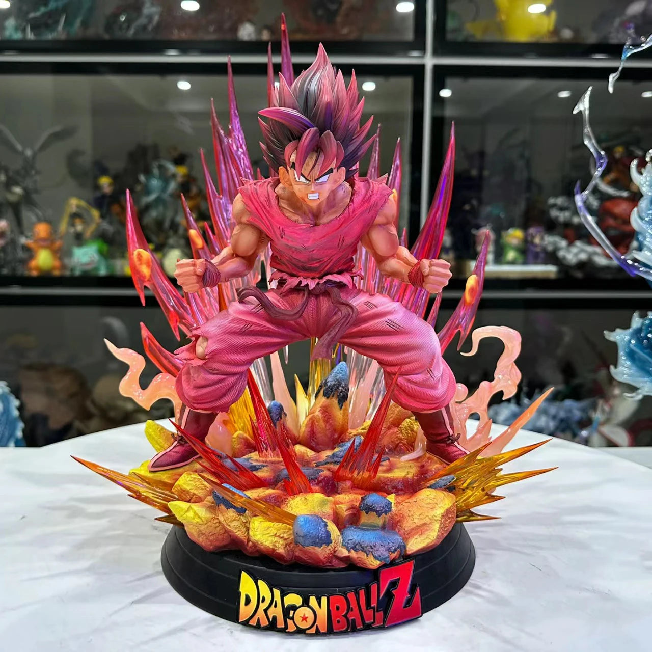 38cm Dragon Ball Z Kaiouken Goku PVC Action Figure Anime Model Toy Gift