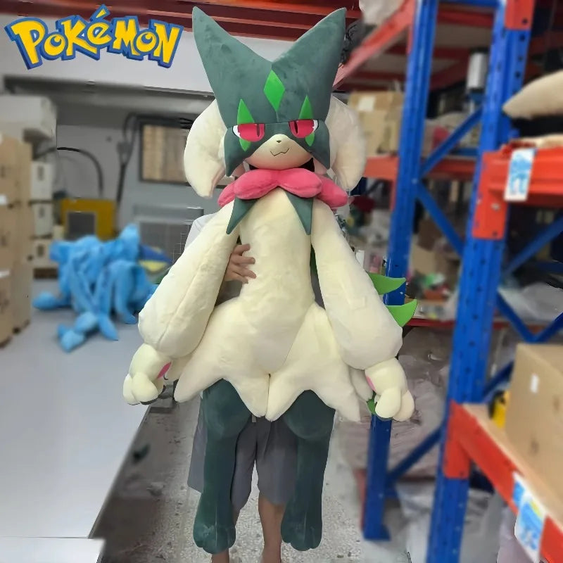 Meowscarada 170CM Plush Presale Big Size Pokemon Plushie Cartoon Anime Ornament Comfortable Soft Doll Children Toy Gift