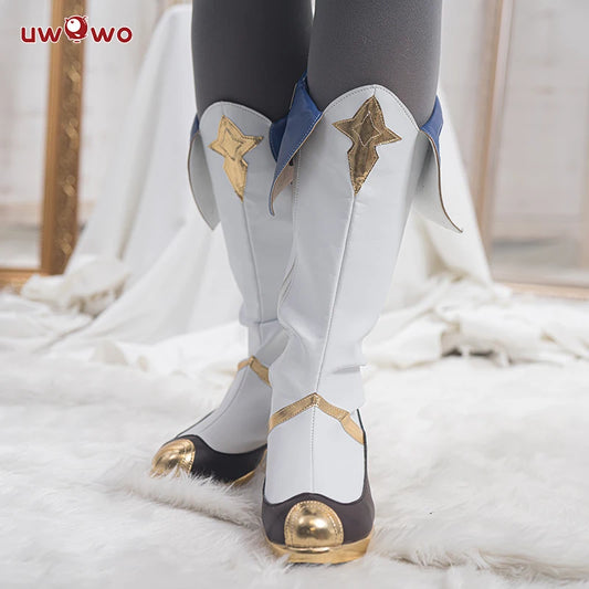 UWOWO Genshin Impact Shoes Sucrose Shoes Anemo Mondstadt Female Cosplay Shoes
