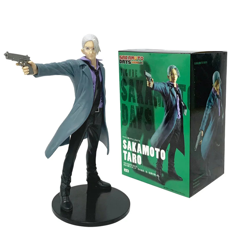 23cm Sakamoto Days Anime Figure Nagumo Action Figure Asakura Shin Figurine Room Decorations PVC Adult Collection Model Doll Toys