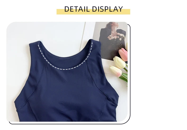 2 Piece Yoga Clothes Women's Gym Yoga Set Strap Cross Back Push Up Sport Bra High Waist Yoga Leggings Sportwear Workout Wear