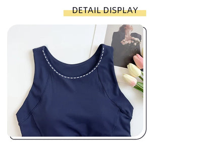 2 Piece Yoga Clothes Women's Gym Yoga Set Strap Cross Back Push Up Sport Bra High Waist Yoga Leggings Sportwear Workout Wear