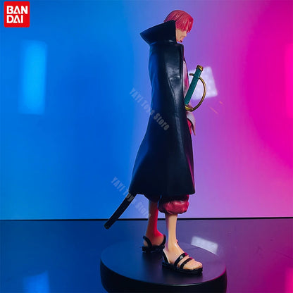 New 18cm One Piece Anime Figure Red Hair Shanks Action Figures Cartoon Figure Model PVC Doll Collection Decoration Kid Toy Gift