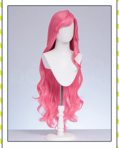 Alice Auriana Wig Anime LoliRock Cosplay Wig DokiDoki Women Pink Orange Long 100cm Curly Alice Cosplay Hair Free Wig Cap