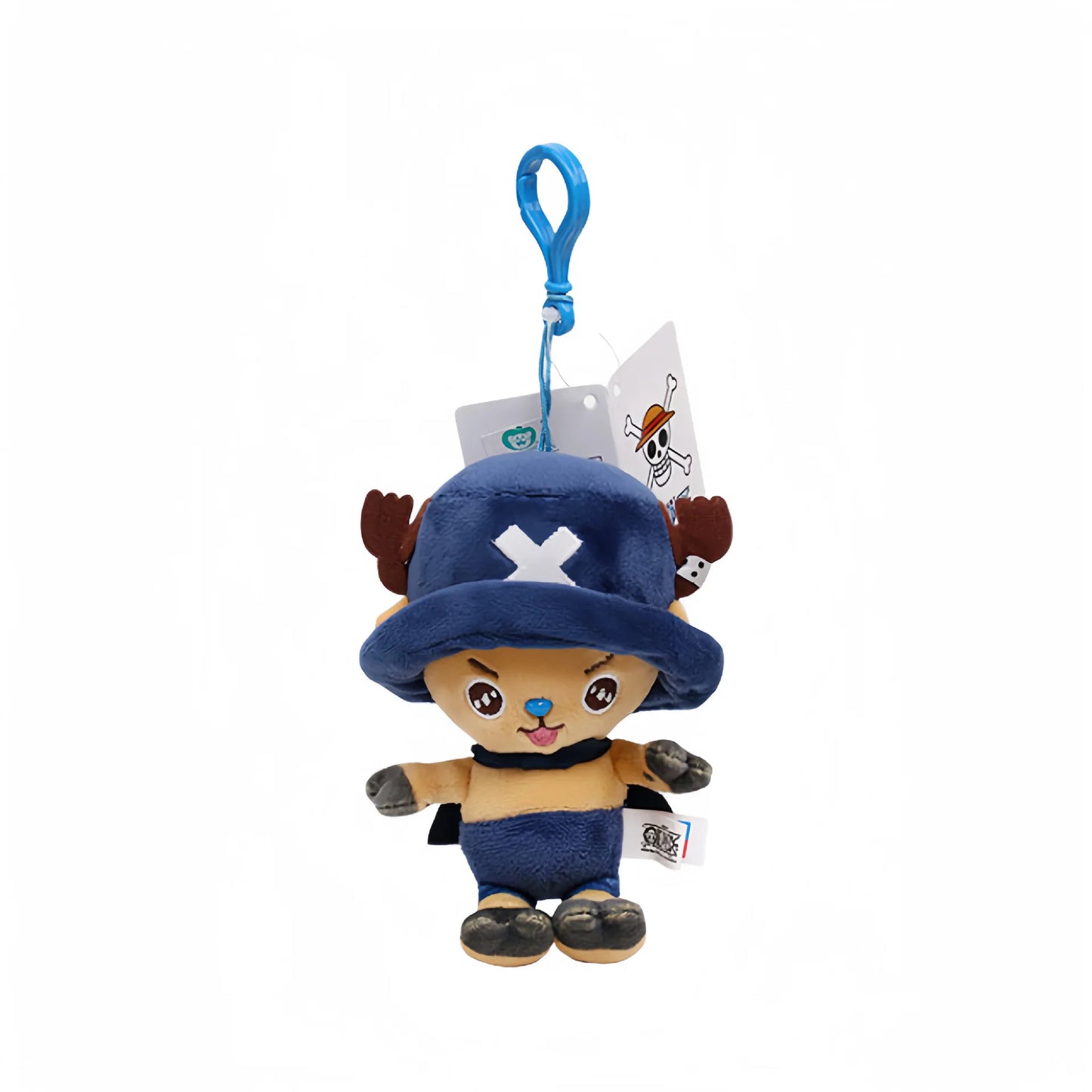 New 12cm Genuine One Piece Pendant Doll Plush Pendant Anime Surrounding Luffy Qiaoba Cartoon Creative Backpack Pendant Gift