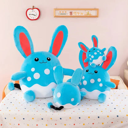 New 70cm Pokemon Azumarill Large Plush Toy Anime Doll Cute Giant Pokémon Cute Cartoon Stuffed Plushie Pillow Gift for Children
