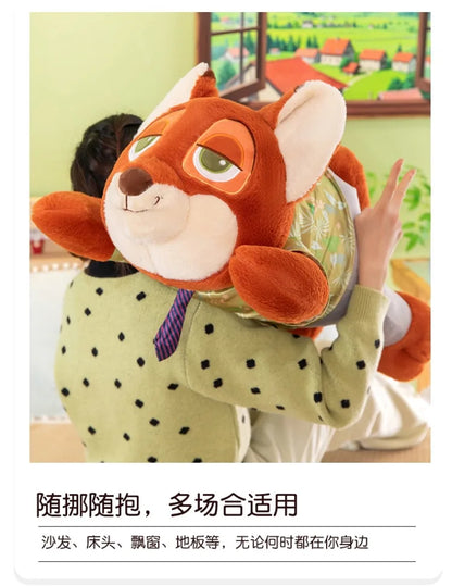 45/60/80cm Big Size Judy Hopps Nick Wilde Anime Plush Stuffed Doll Zootopia Kawaii Peluche Children's Kawaii Pillow Holiday Gift