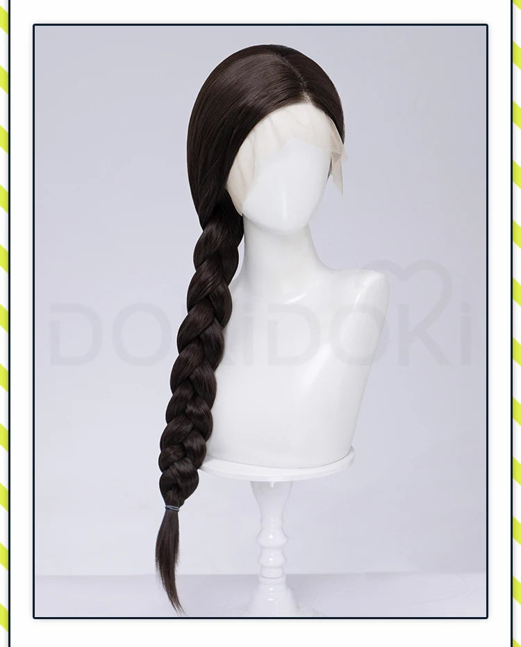 Glinda Elphaba Cosplay Wig Anime Wicked DokiDoki Front Lace Wig Golden Long 60cm Hair Glinda Cosplay Elphaba Hat Free Cap