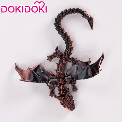 IN STOCK Sylus Baby Dragon Cosplay Props Game Love and Deepspace DokiDoki 30cm Poseable Dragon Wings Sylus Cosplay