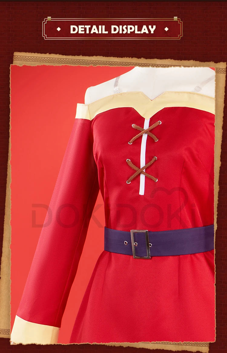 Meguminn Cosplay Anime Cosplay Costume DokiDoki-R Meguminn Costume With Shoes Cover Women Cosplay