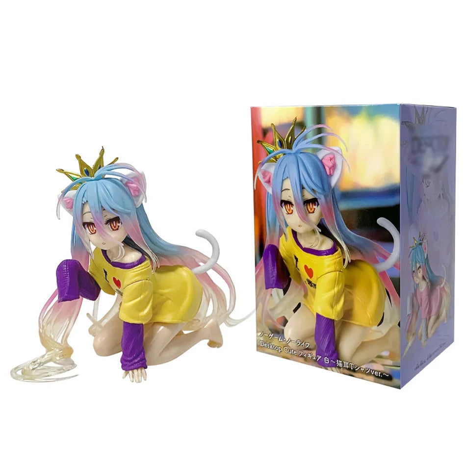 2026 New Style - Anime & Game Character Sister Outfit with Cat Ears, Sexy Collectible Model Toy, Cute Decoration, Fan Collection