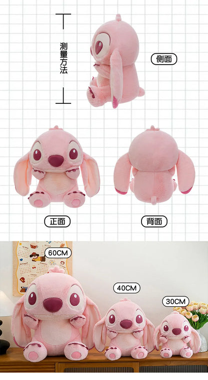 30/40/60cm Big Size Stitch Disney Anime Plush Stuffed Doll Kawaii Room Decoration Plushies Pillow Ornaments Holiday Gifts
