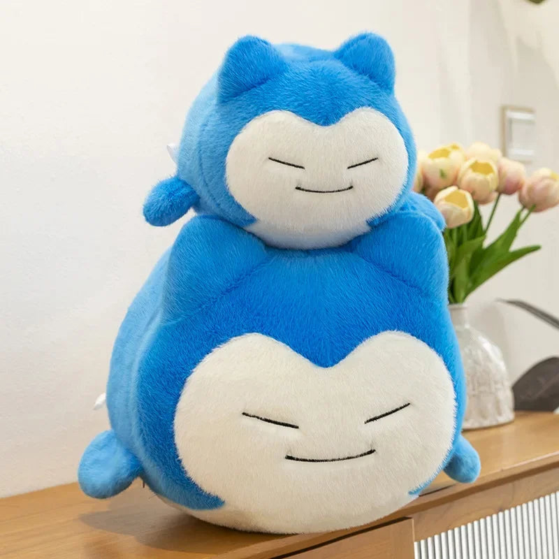 30-65cm Pokemo Snorlax Plush Toy Pillow Cute  Anime Cartoon Snorlax Doll Huge Cushion Sleep Pillow for Kids Birthday Xmas Gift