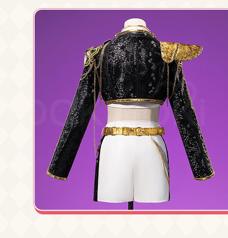 【Last Batch】IN STOCK Zoeyy Miraa Rumii Cosplay Costume【XS-3XL】DokiDoki-N Golden Costume Zoeyy Miraa Rumii Cosplay Plus Size