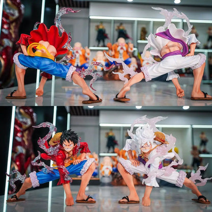 2025 19cm Anime One Piece Luffy Figure Nika Gear Fifth Second Demon Awakening Statue Pvc Action Figurine Collection Model Toys