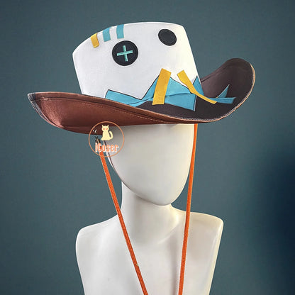 Genshin Impact Ifa Cosplay Costume Wig Uniform Hat Tlalocan Flower-Feather Clan Natlan Halloween Party for Women Men Carnival