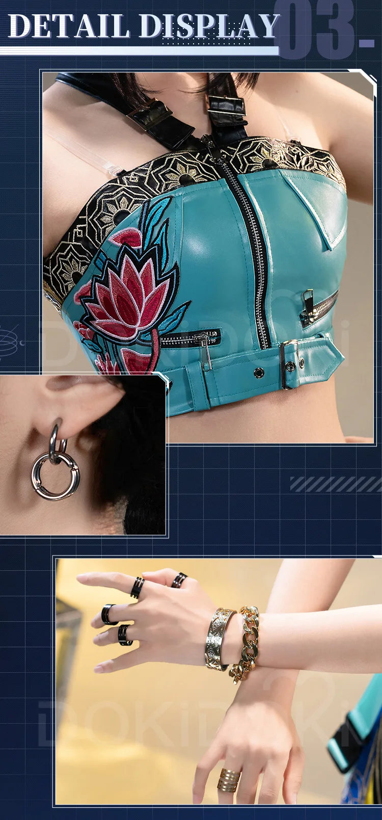 【Last Batch】Rumii Miraa Zoeyy Cosplay Costume Demon【XS-3XL】DokiDoki-SR Yellow Costume Zoeyy Rumii Cosplay Plus Size