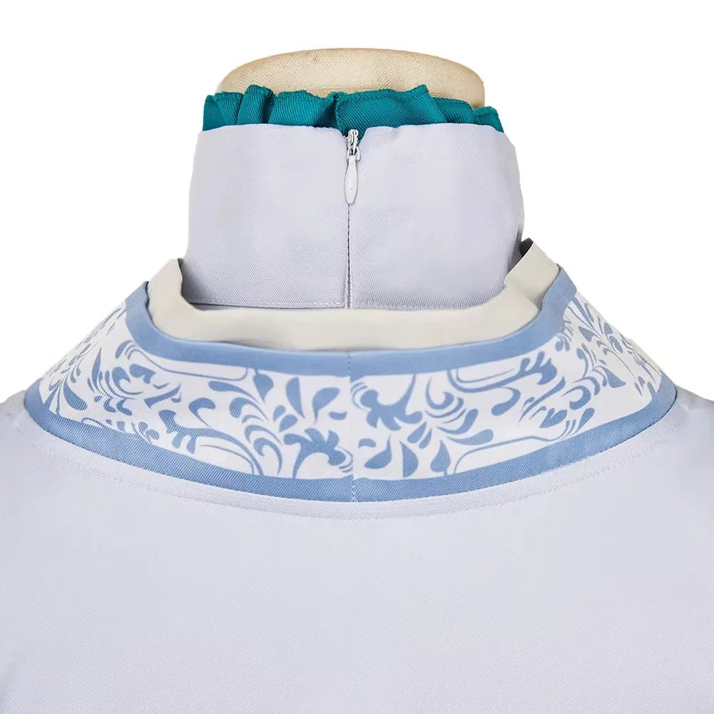 Anime The Apothecary Diaries Jinshi Cosplay Costume White Dress Headwear Earrings Kusuriya No Hitorigoto Maomao Halloween Women