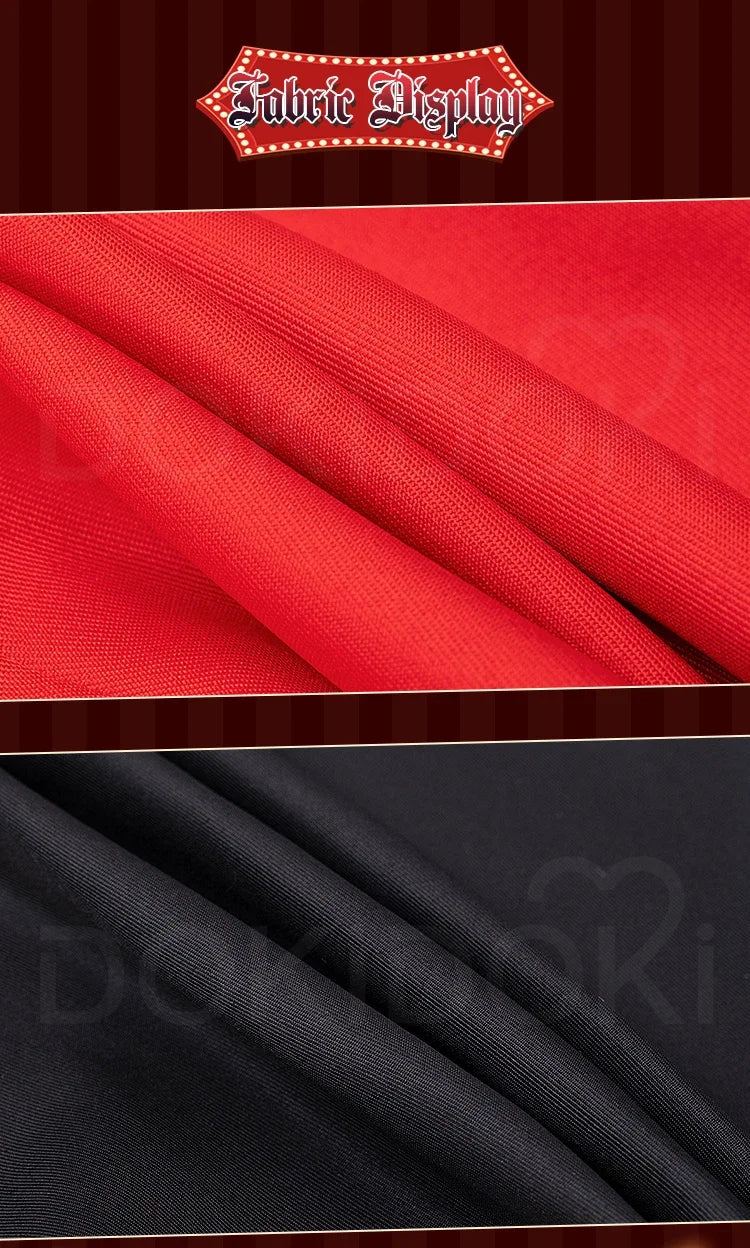 IN STOCK Charlie Vaggie Cosplay Costume Anime【S-3XL】DokiDoki-R Women Red Pajamas Charlie Morningstar Halloween Plus SIze