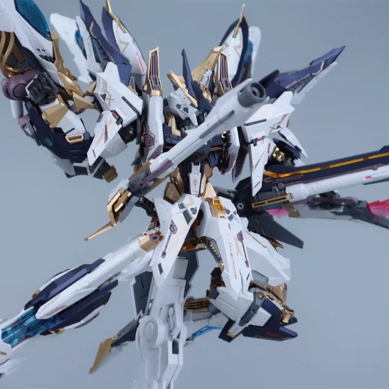 Aurora Series Alloy Die Cast Skeleton Action Figurine Mecha High Detail Articulated Assembly Model Toy Desktop Decore Boy Gifts